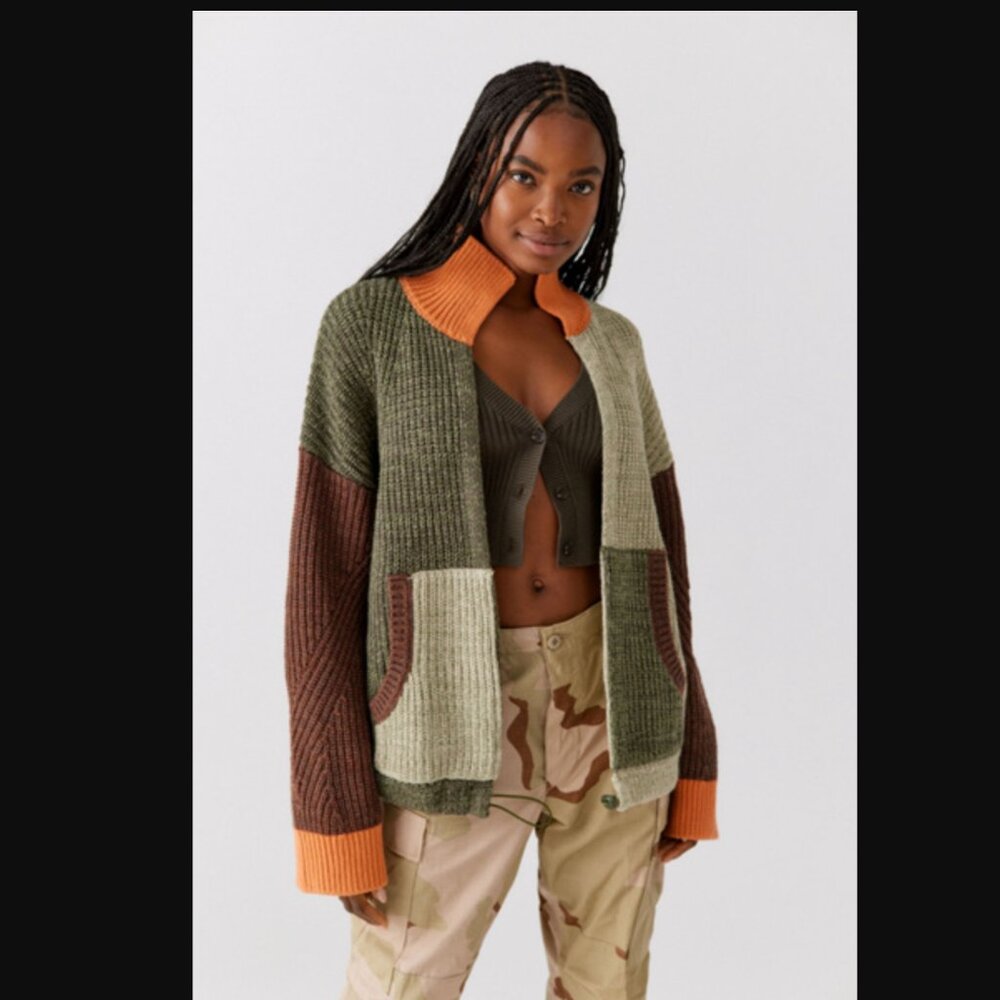 BDG Keiran Open-Front Cardigan